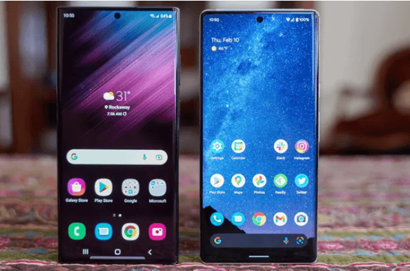 Android Smartphone Displays