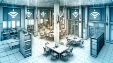 How Access Points Improve Connectivity in Large Spaces