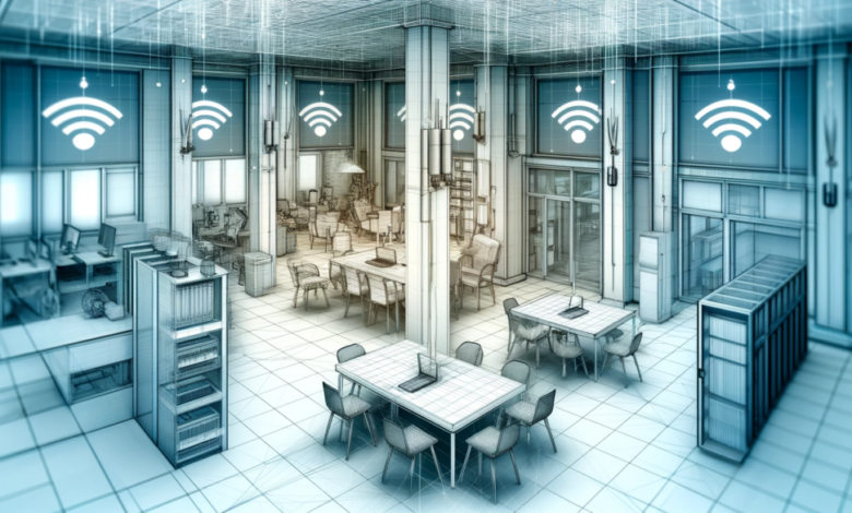 How Access Points Improve Connectivity in Large Spaces