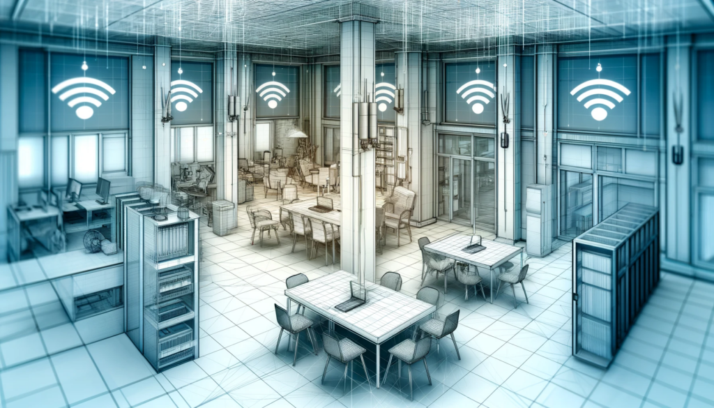 How Access Points Improve Connectivity in Large Spaces